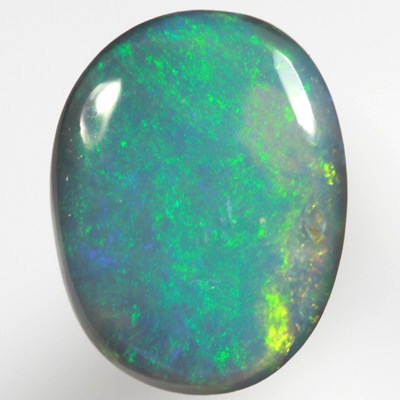 SOLID SEMI BLACK OPAL Always showing green over blue, Moss Pattern